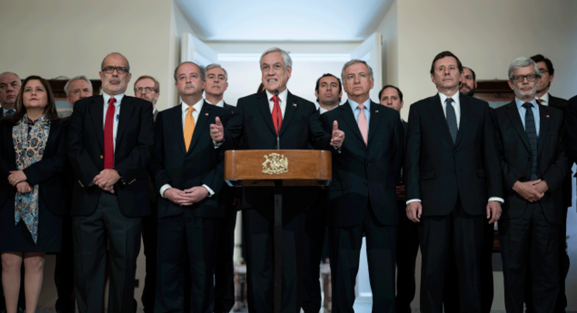 Presidente Sebastián Piñera encabeza mesa de trabajo de legislación laboral y calidad de vida