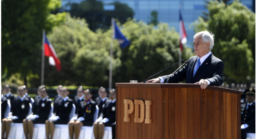 Presidente Sebastián Piñera encabeza graduación de 261 nuevos detectives de la PDI