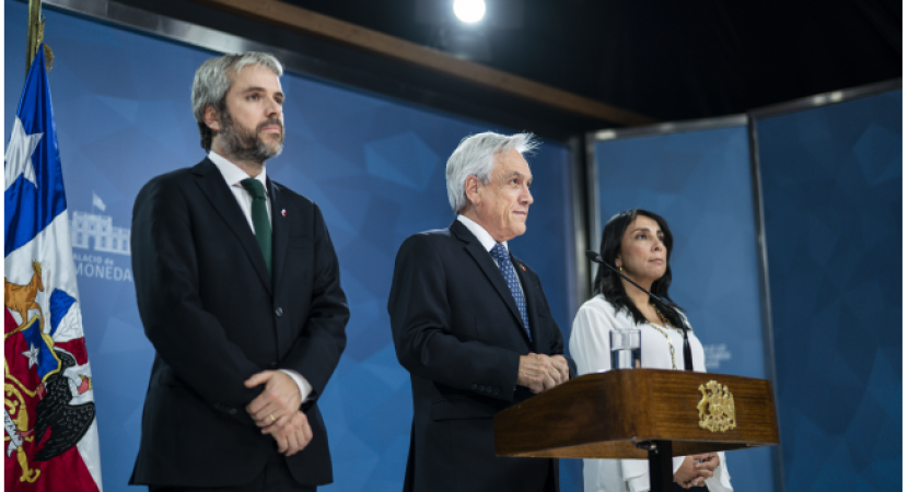 Presidente Sebastián Piñera convoca Acuerdo por la Paz y condenó los hechos de violencia