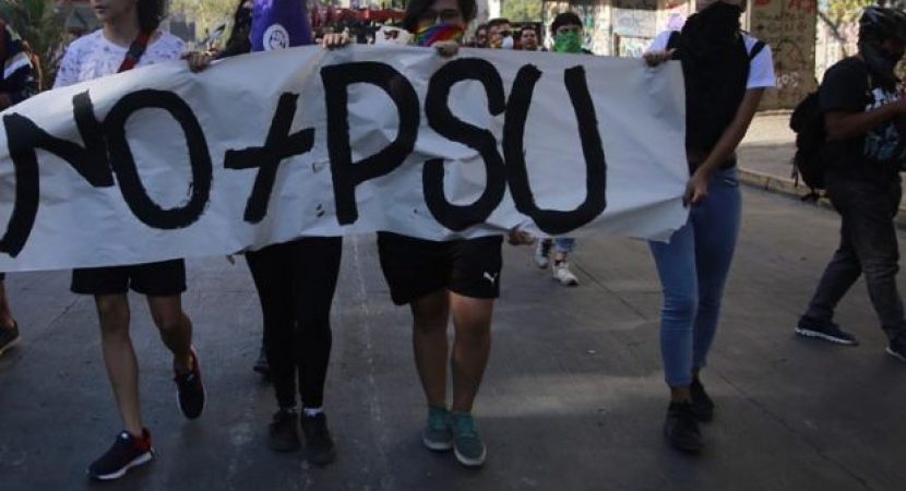 Aces no descarta seguir movilizados a pesar de querellas que anunció el gobierno por PSU