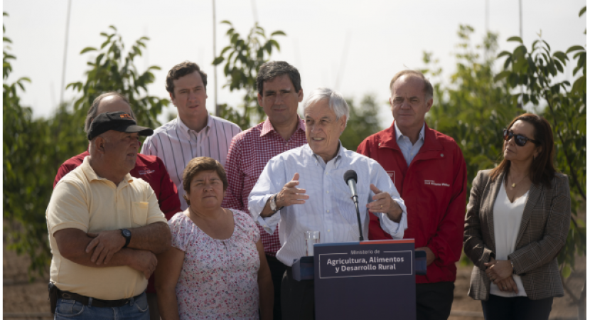 Presidente Sebastián Piñera firma proyecto de ley que crea el Ministerio de Agricultura, Alimentos y Desarrollo Rural