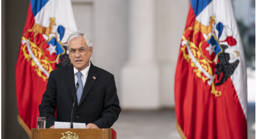 Presidente Sebastián Piñera llama a la calma ante primer portador de coronavirus en Chile