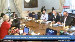 Comisión Mixta sesiona proyecto de un cuarto retiro de fondos previsionales