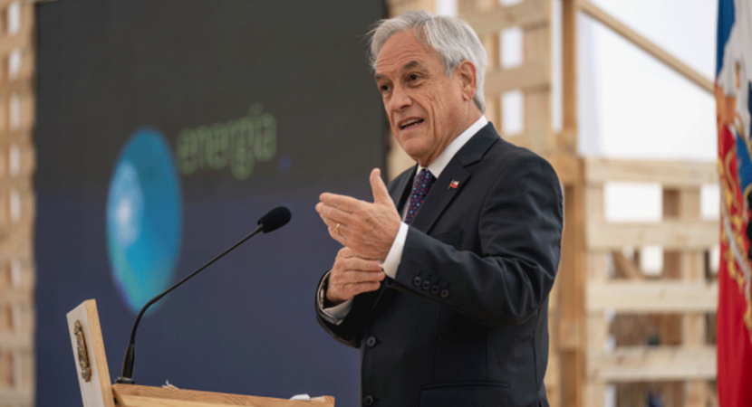 Presidente Sebastián Piñera oficializa plan para cerrar todas las centrales energéticas a carbón de Chile antes del 2040