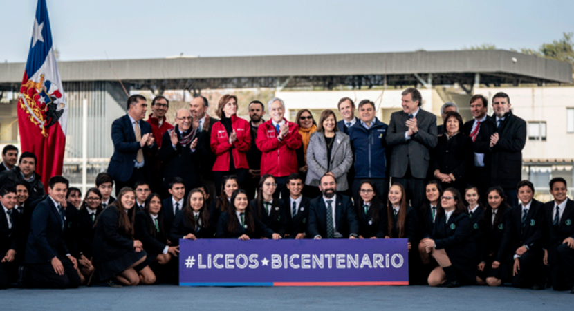 Presidente Sebastián Piñera anuncia cien nuevos Liceos Bicentenario de excelencia a lo largo del país