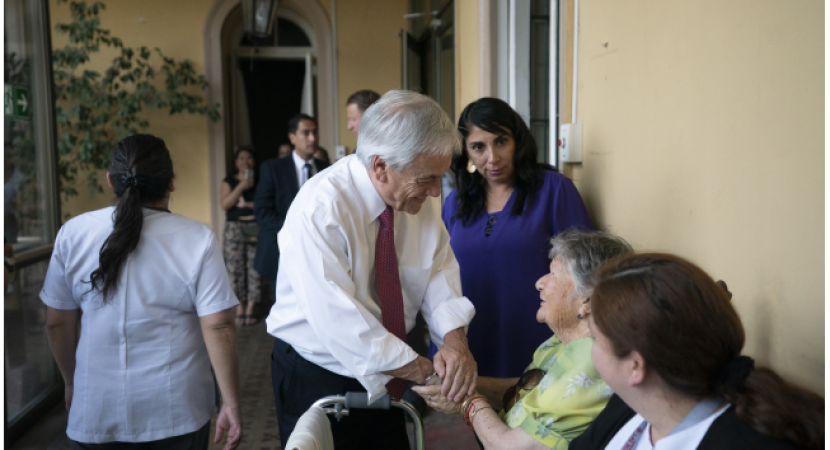 Presidente Sebastián Piñera destaca medidas para adultos mayores: pensiones subirán un 50% con gradualidad