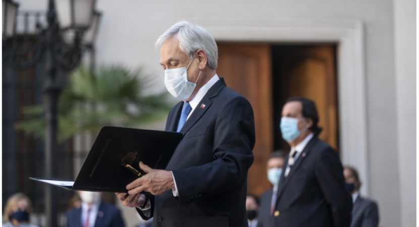 Presidente Sebastián Piñera realiza su quinto cambio de gabinete
