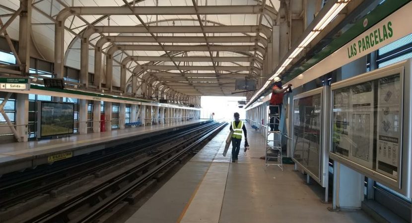 Metro de Santiago reabre Estación Las Parcelas después de diez meses deshabilitada