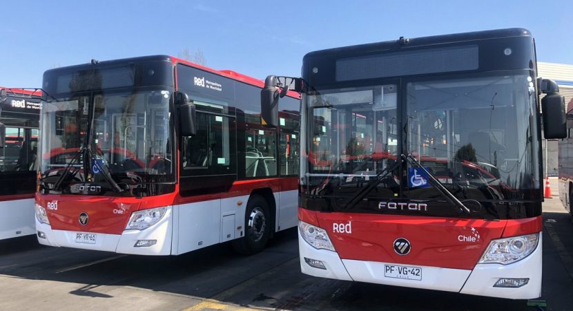 RED refuerza recorridos con 40 nuevos buses para la Región Metropolitana
