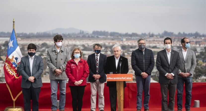 Presidente Sebastián Piñera lanza descuento en la tarifa eléctrica de calefacción para 10 comunas de Chile