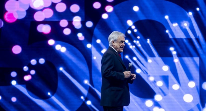 Presidente Sebastián Piñera anuncia inicio de licitación de red 5G para Chile