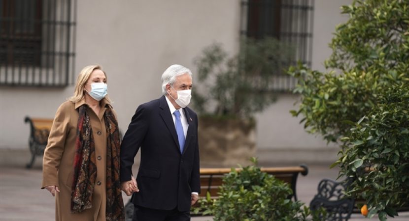 Presidente Sebastián Piñera y la primera dama cumplirán cuarentena por contacto estrecho de coronavirus