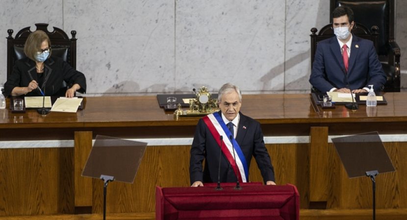Cuenta Pública 2020: Presidente Piñera anuncia plan de reactivación para avanzar en recuperación de los 1,8 millones de empleos perdidos