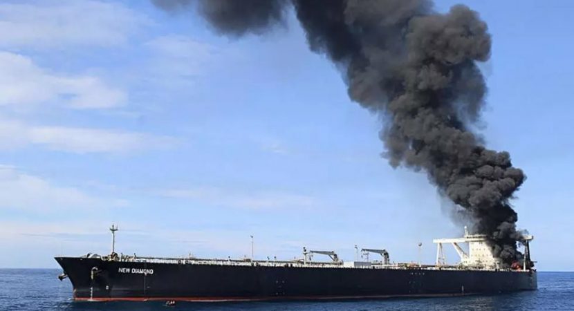Continúa lucha contra las llamas de buque petrolero en Sri Lanka
