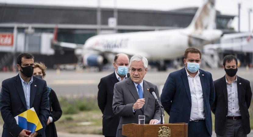 Presidente Piñera inaugura ampliación del Aeropuerto Internacional de Concepción