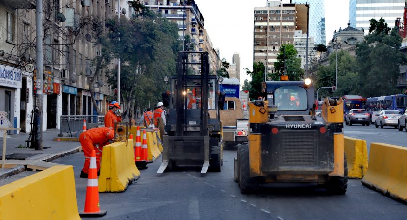 Ministerio de Transportes inicia remodelación de Santa Rosa – Mac Iver para priorizar circulación peatonal y de transporte público