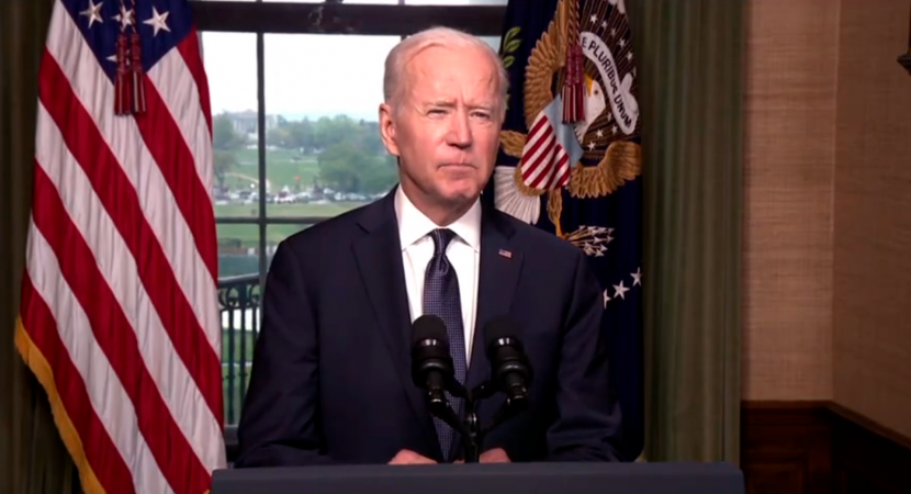 Presidente de Estados Unidos Joe Biden anuncia el fin a la guerra en Afganistán
