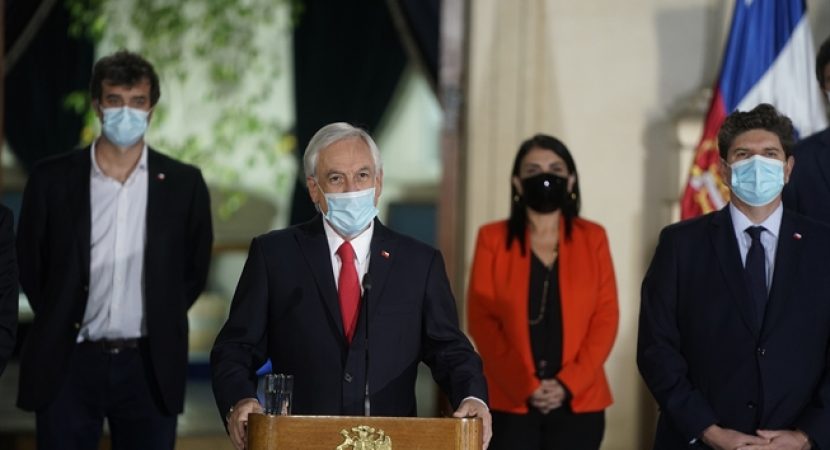 Presidente Sebastián Piñera anuncia su propio proyecto de Tercer Retiro del 10% con bono de 200 mil pesos