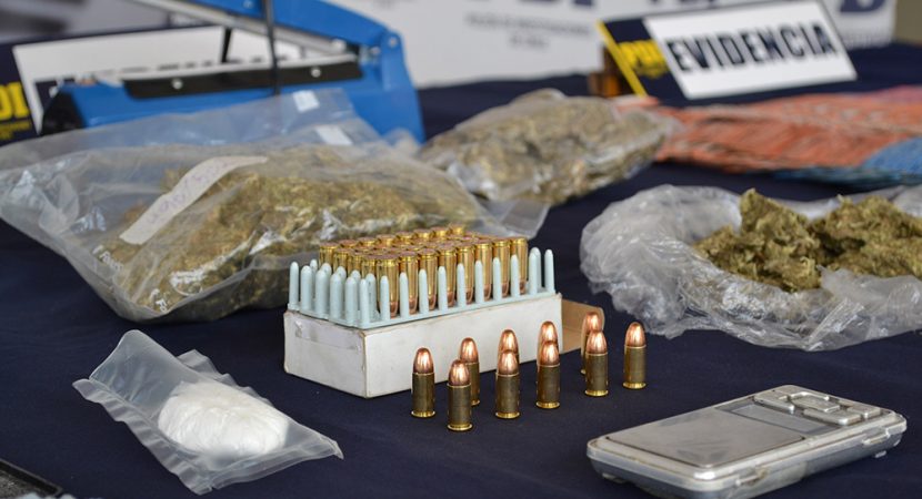 Condenan a 7 años de presidio para autor de tráfico de drogas y tenencia ilegal de municiones