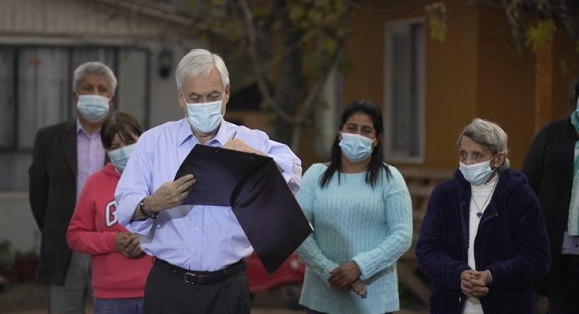 Presidente Piñera promulga Ingreso Familiar de Emergencia Universal, que llegará a 15 millones de personas