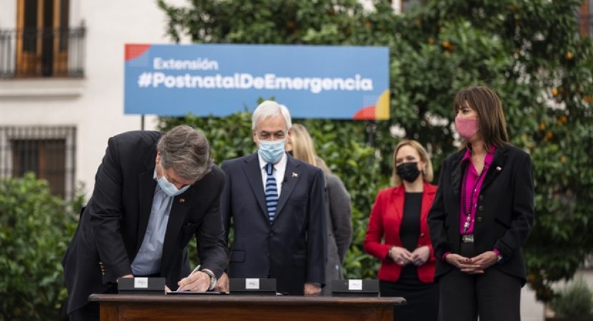 Presidente Piñera promulga Ley que extiende el Postnatal de Emergencia