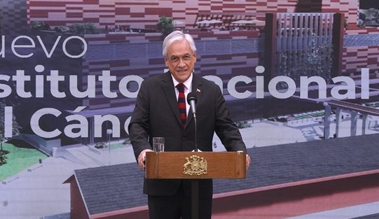 Presidente Piñera da inicio al proceso para la construcción del nuevo Instituto Nacional del Cáncer