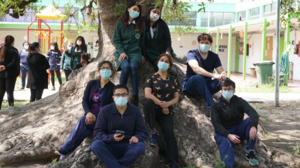 Estudiantes de Enfermería y Educación Parvularia realizan intervención educativa en Jardín Infantil de Quinta Normal