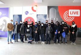 Alumnos del Colegio Domingo Eyzaguirre de San Bernardo visitan universidad e instalaciones de Radio Ucentral