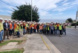 Estudiantes de las Ingenierías en Construcción y Civil en Obras Civiles visitan los socavones de la V Región para estudio