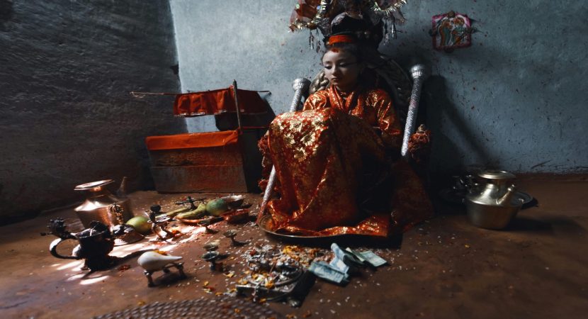 Aryatara Shakya, nueva diosa viviente de Nepal a los dos años
