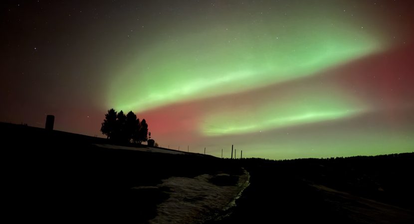 Auroras boreales iluminan noche en Alemania por tormenta geomagnética