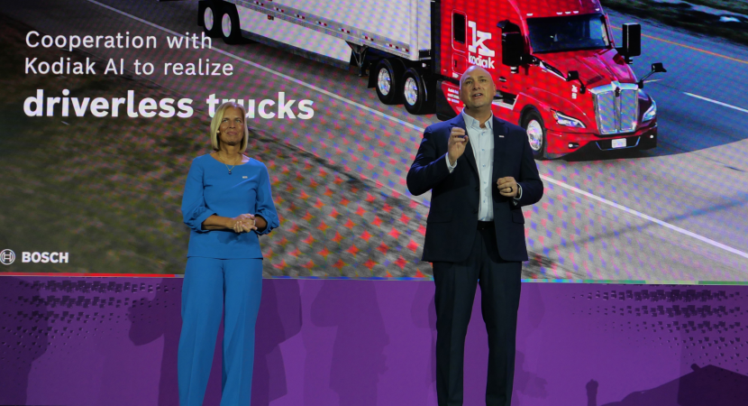 Bosch presenta en el CES de Las Vegas una cabina para autos con IA