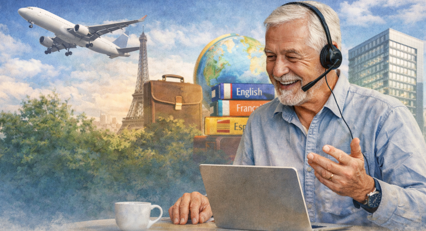 Aprender un segundo idioma después de los 50 años: Tips para que profesionales seniors den el salto sin miedo